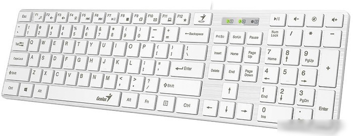 Клавиатура Genius SlimStar 126 (белый)
