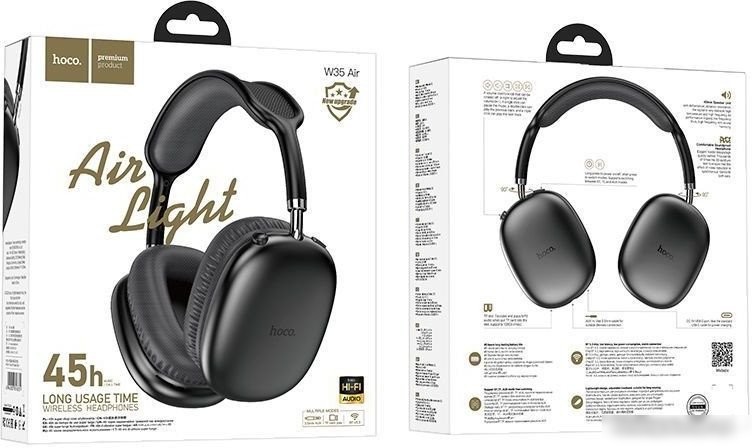 Наушники Hoco W35 Air (черный)