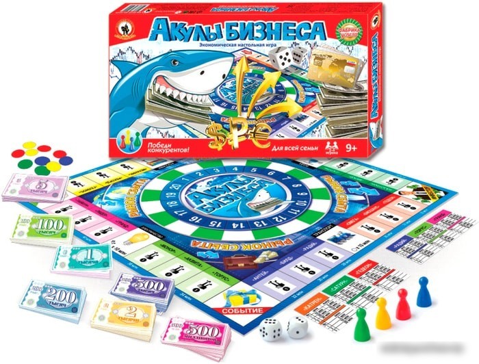 Настольная игра Русский стиль Акулы бизнеса