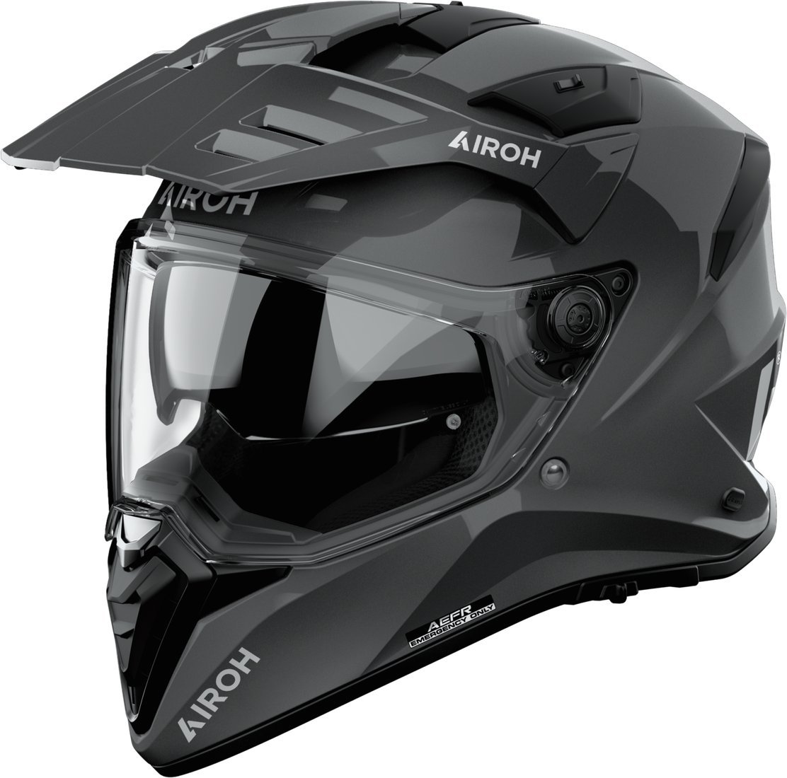 Мотошлем Airoh Bandit Color BA99-M (M, темно-серый глянец)