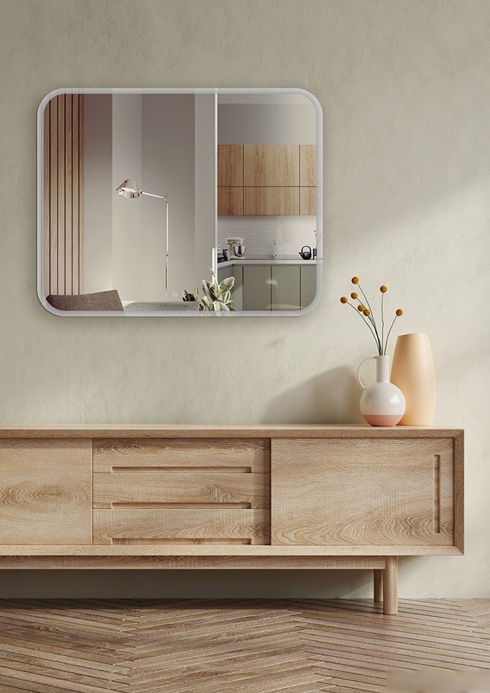 Silver Mirrors Зеркало Стив Voice 100x80 LED-00002618