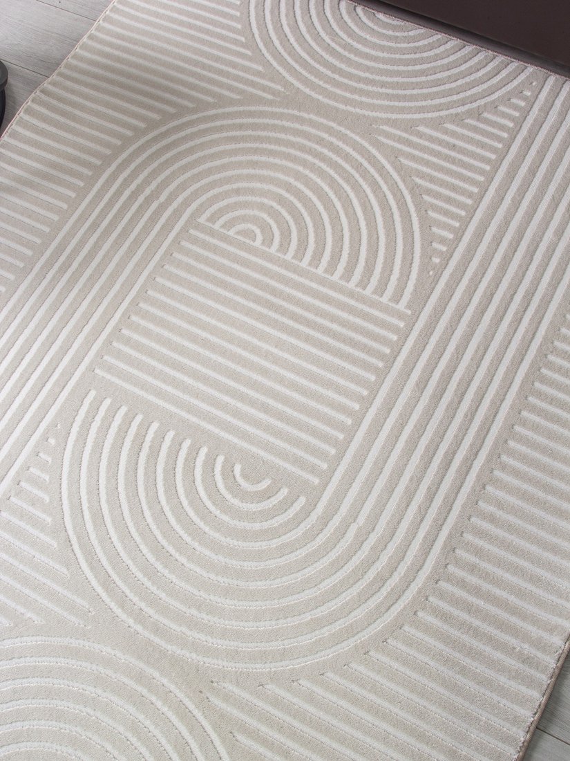 Ковер для жилой комнаты Merinos Monblan F537-STAN-CREAM (1x2)