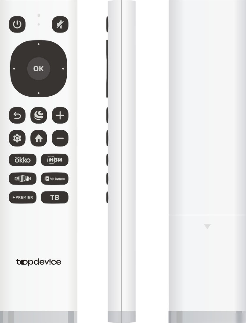 Телевизор Topdevice 32" FHD OS SALUTE TV (белый)