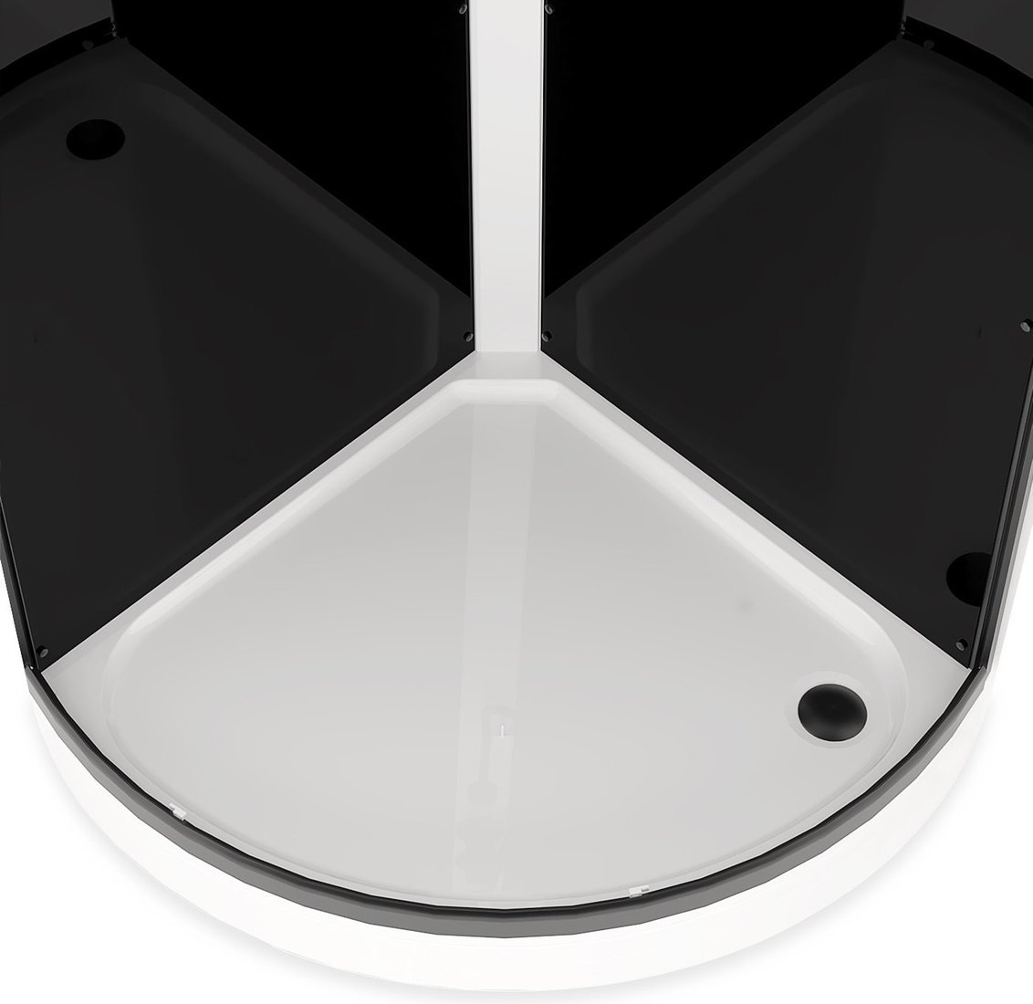Душевая кабина Domani-Spa Simple 99 90x90 DS01Sm99LBT00.Gt-V1.2-Black