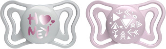 Набор пустышек Chicco PhysioForma Light Стрела. Honey (2 шт)
