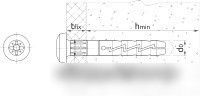 Дюбель-гвоздь Koelner FX-06C040