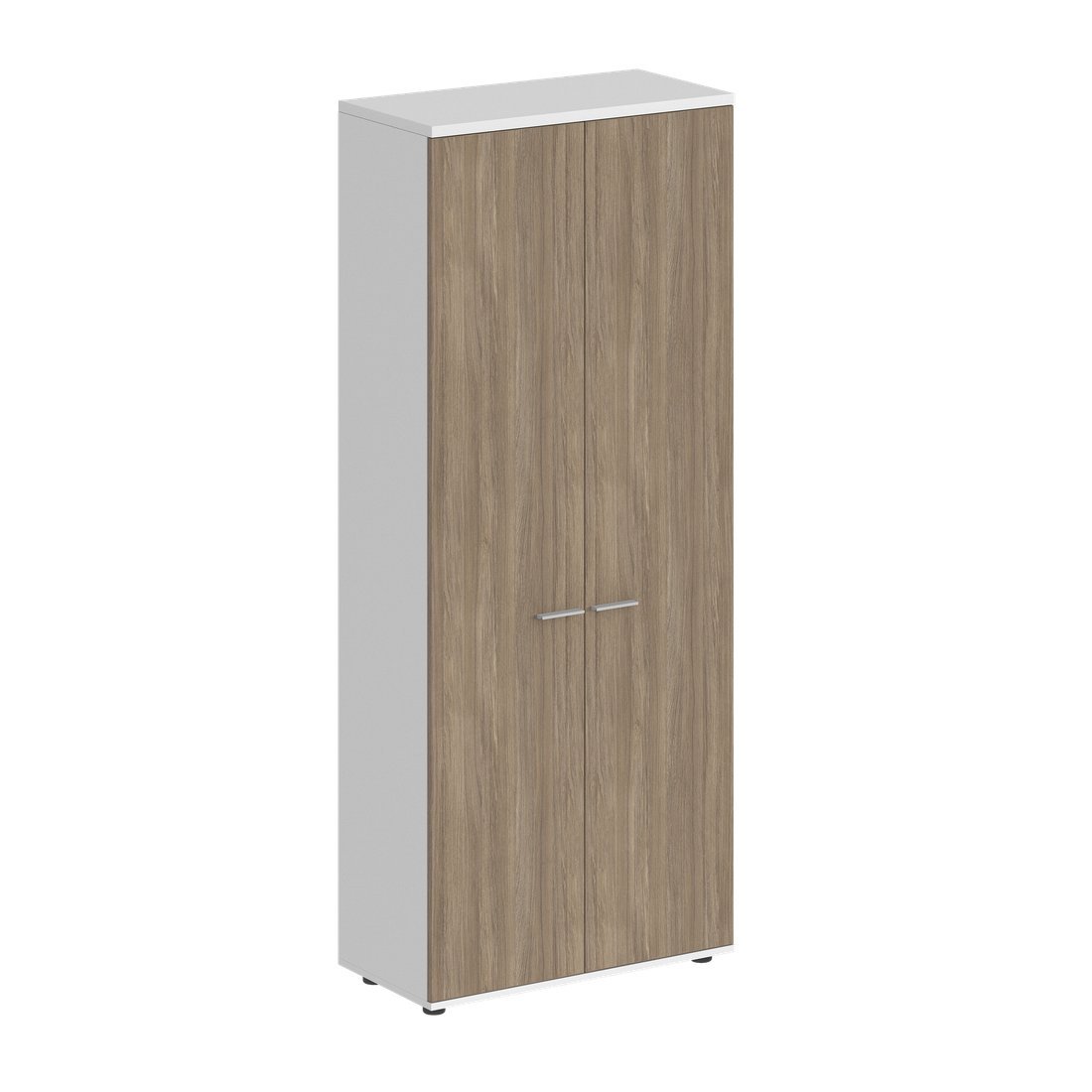 Шкаф распашной Norden 80x60x195.5 SG.825.WH.OD (белый/дуб темный)