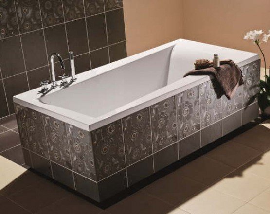 Ванна Cersanit Lorena 150x70 с ножками со смесителем Brasko Black однорыч. (с сифоном Prime)