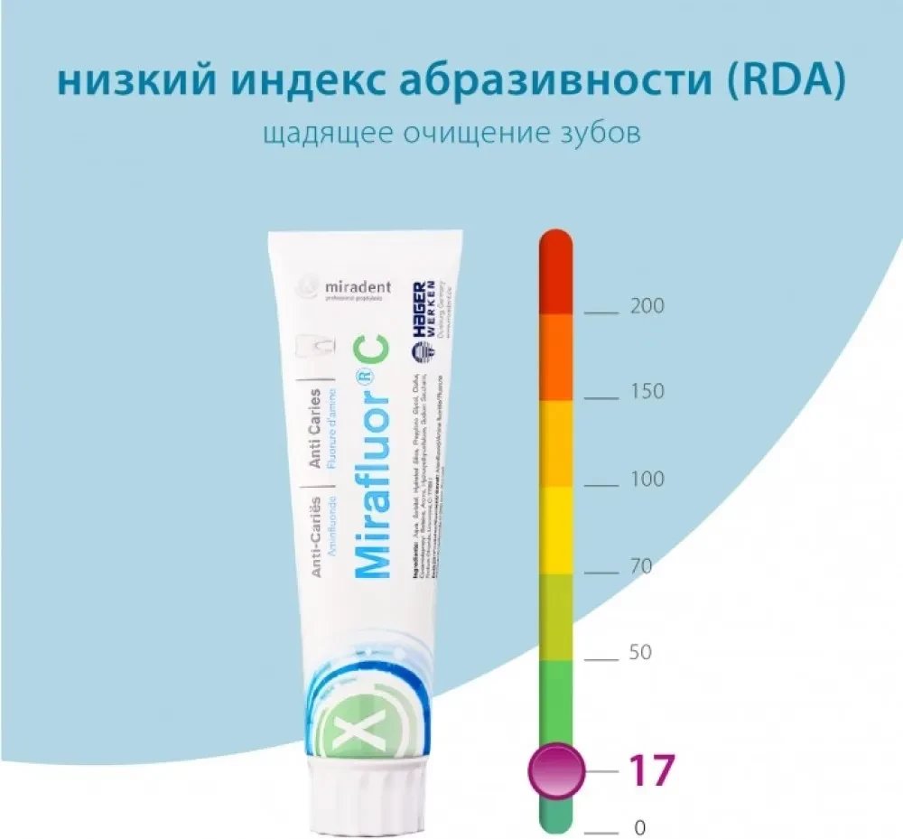 Зубная паста Miradent Mirafluor С (100 мл)