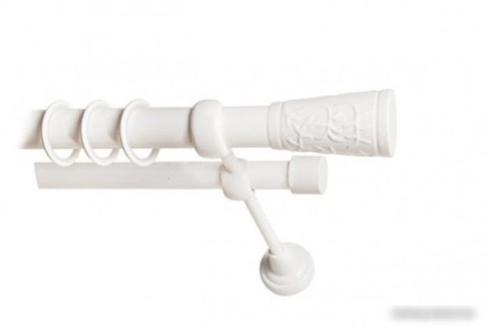 Наконечник для карниза Lm Decor YF066 Византия 25мм (белый глянец)