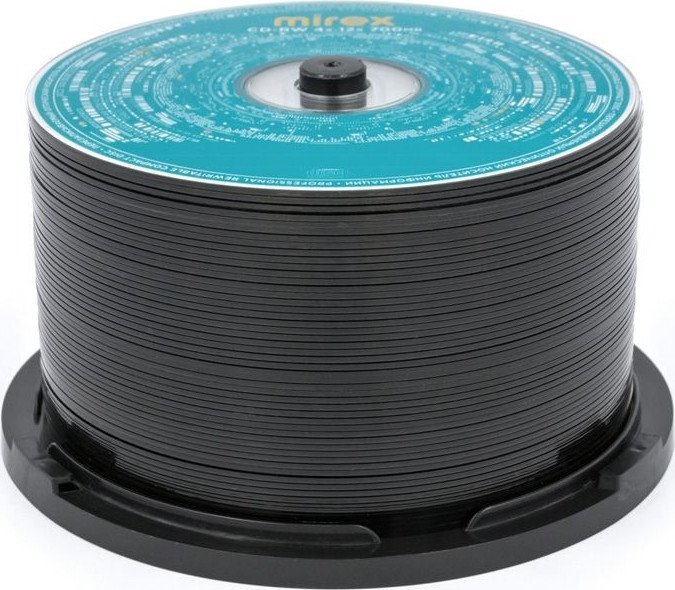 CD-RW диск Mirex 700Mb 12х UL121002A8B (50 шт.)