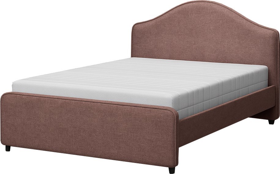 Кровать Sonit Dana 120x200 шенилл Eclipse (02 пыльная роза)