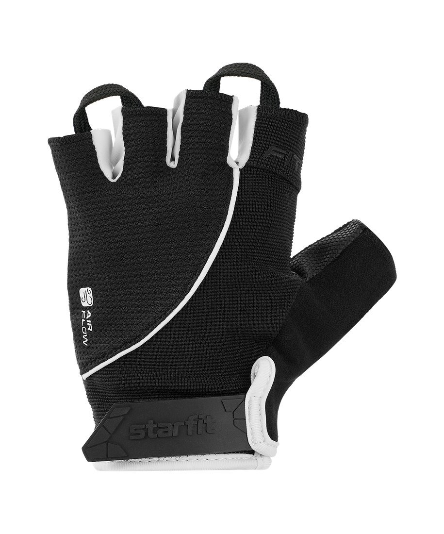 Перчатки для фитнеса Starfit WG-202 (M, черный/белый)