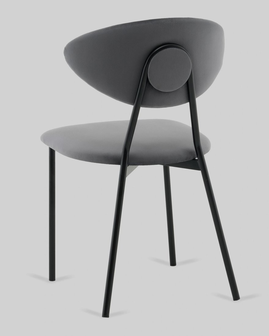 Стул Stool Group Квинси vd-kvinsy-b27 (велюр темно-серый)