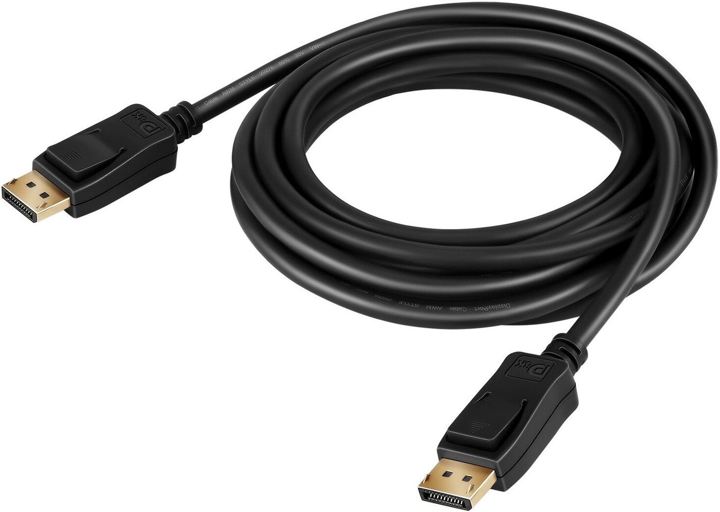 Кабель Buro BU-DP-V1.4-3M DisplayPort - DisplayPort (3м, черный)