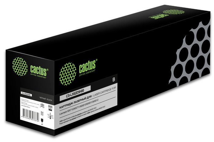 Картридж CACTUS CS-LX62D5H00 (аналог Lexmark 62D5H00)