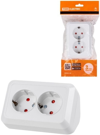 Розетка TDM Electric Ладога SQ1801-0067