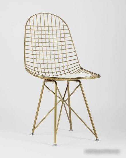 Стул Stool Group Eiffel (золотой/белая подушка)
