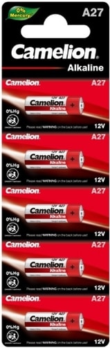 Батарейки Camelion A27-BP5 Mercury Free