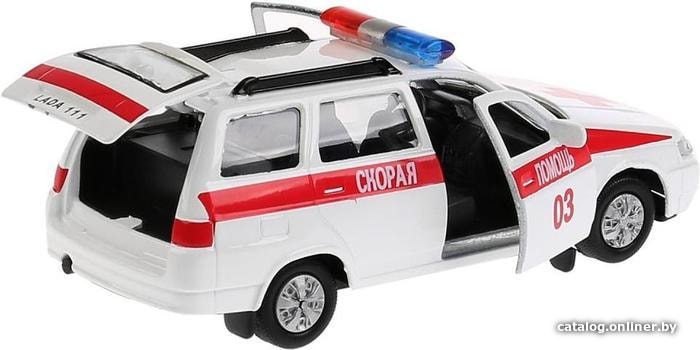 Технопарк Lada 111 Скорая SB-16-67-A-WB