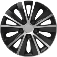 Набор колпаков на диски Versaco Rapide 13" 13RAPIDESB (4шт, серебристый/черный)