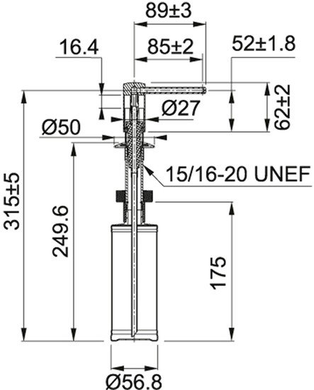 Дозатор Franke Comfort 119.0584.065 (хром)