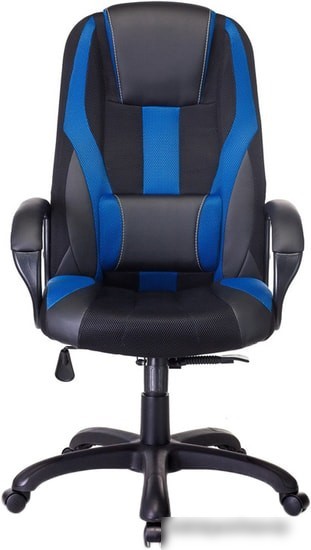 Кресло Бюрократ VIKING-9/BL+BLUE (черный/синий)