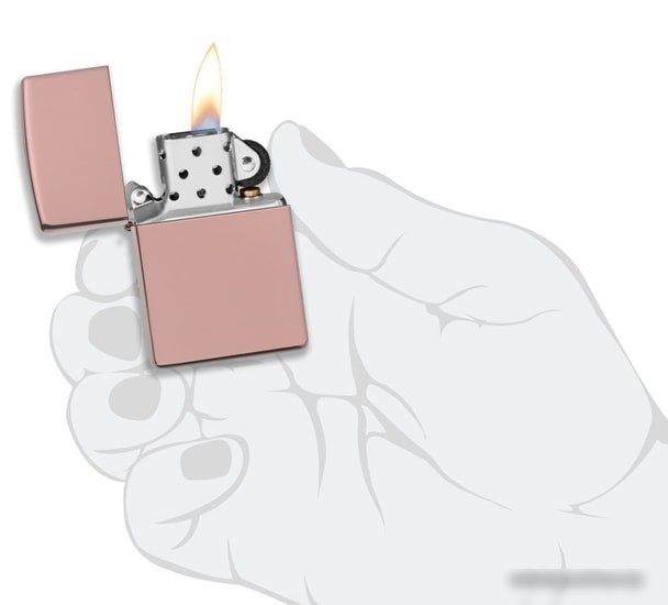 Зажигалка Zippo High Polish Rose Gold 49190