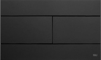 Панель смыва OLI Slim 659055 (черный Soft-touch)