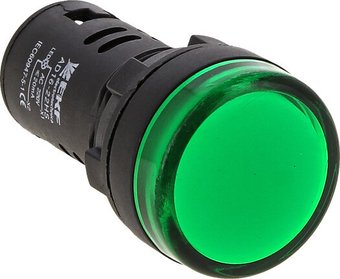 Лампа сигнальная EKF AD16-22HS LEDM-AD16-G-24 (зеленый)