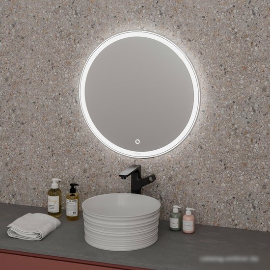 Мебель для ванных комнат Grossman Зеркало Sento LED 80x80 98080