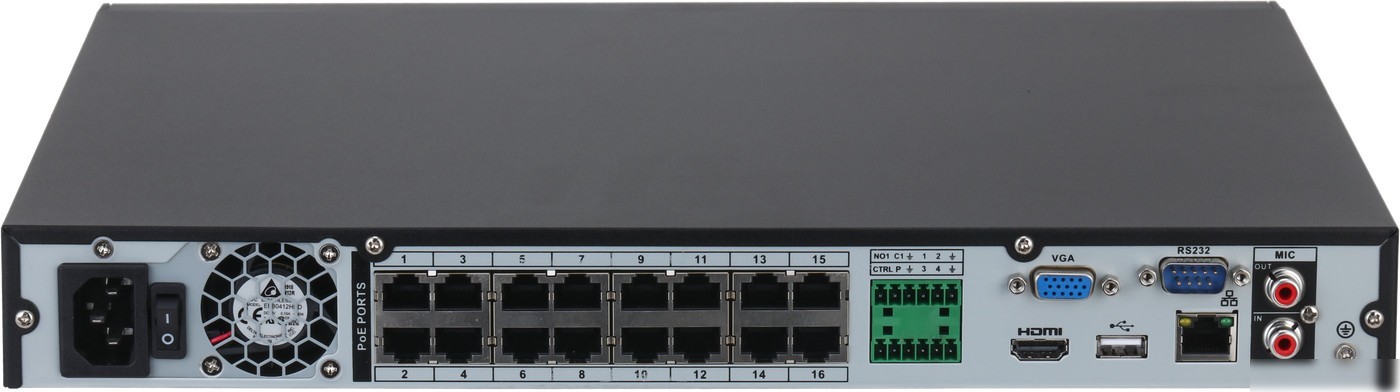 Сетевой видеорегистратор Dahua DHI-NVR4216-16P-4KS3