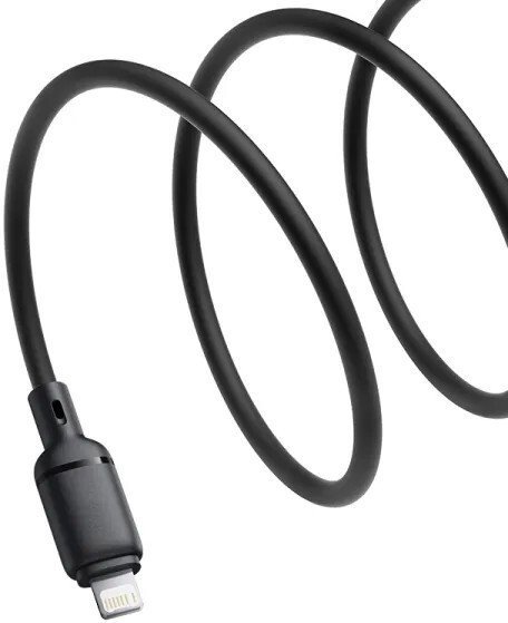 Кабель Baseus Silky Series Fast Charging Cable USB Type-A - Lightning (1 м, черный)