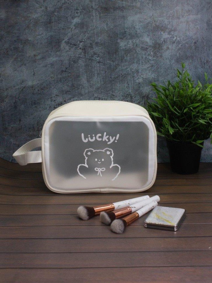 Косметичка ILikeGift Lucky bear ZT385-0017-34-04 (white)