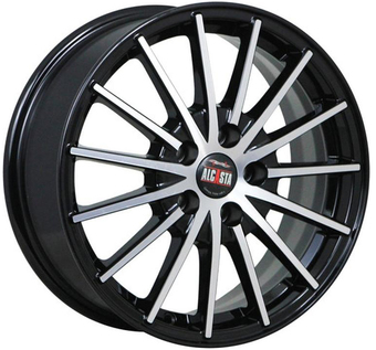 Литые диски Alcasta M60 17x7" 5x110мм DIA 65.1мм ET 39мм BKF
