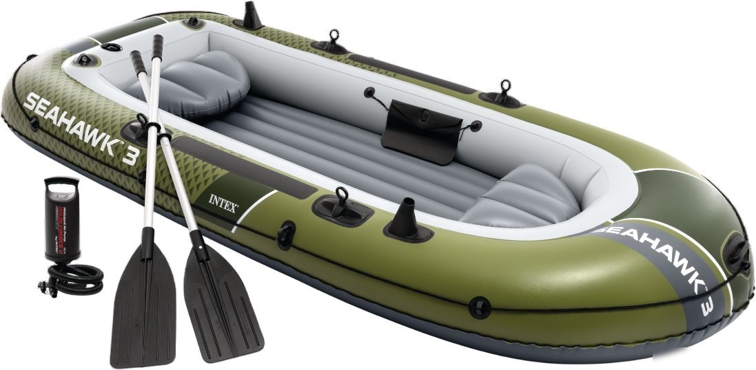 Моторно-гребная лодка Intex 66333NP Seahawk-3
