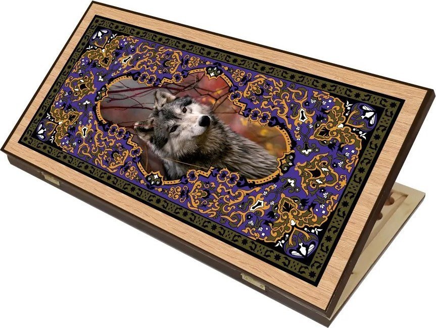 Шашки/нарды Partida Сирия. Волки средние rasvolk50