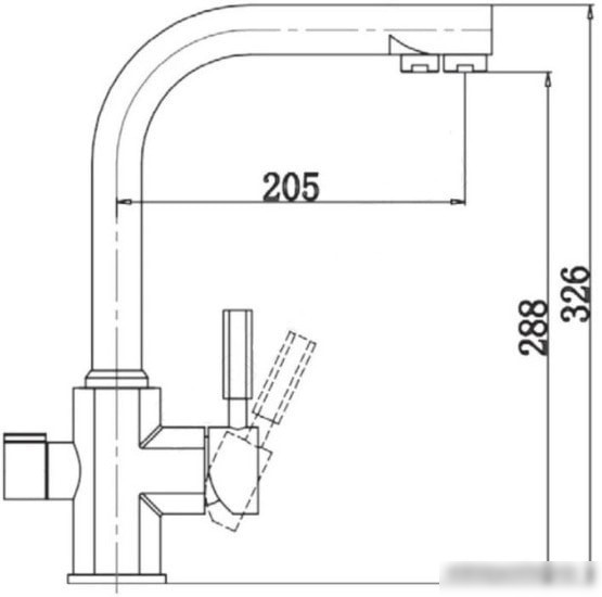 Смеситель Kaiser Decor 40144-16 (песочный)