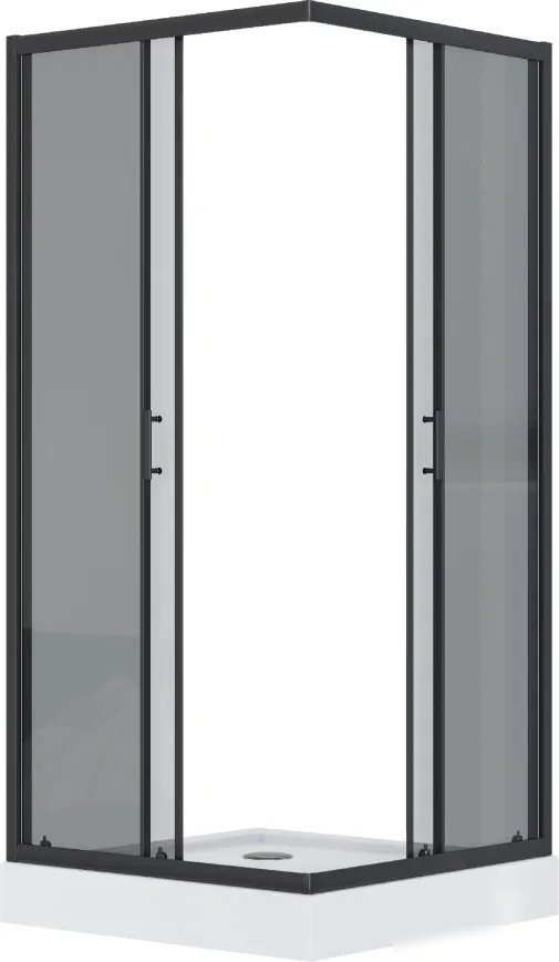 Душевой уголок Santek Вэлия 80х80 1.WH50.1.796 (черный)