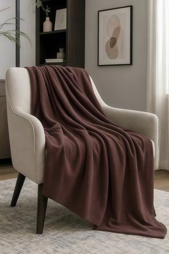 Плед Айронкей Флисовый Пл. 220х200 (коричневый)