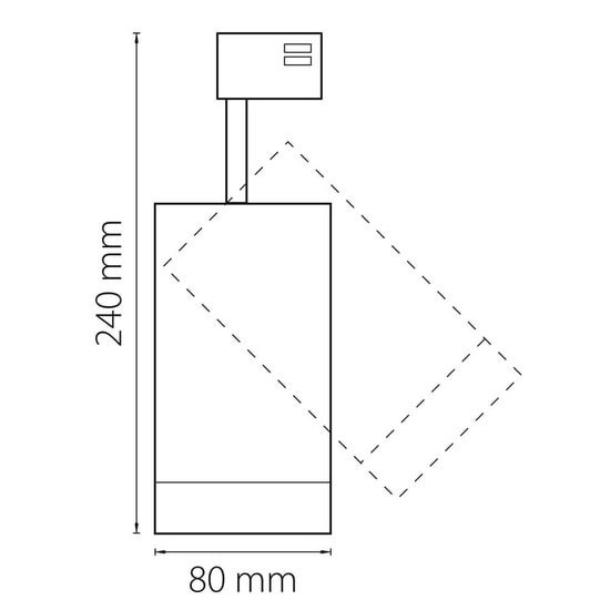 Трековый светильник Lightstar Canno 303274