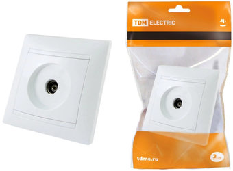 Розетка телевизионная TDM Electric Лама SQ1815-0017