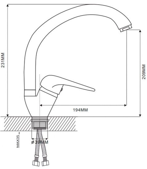 Смеситель Ekko E41102