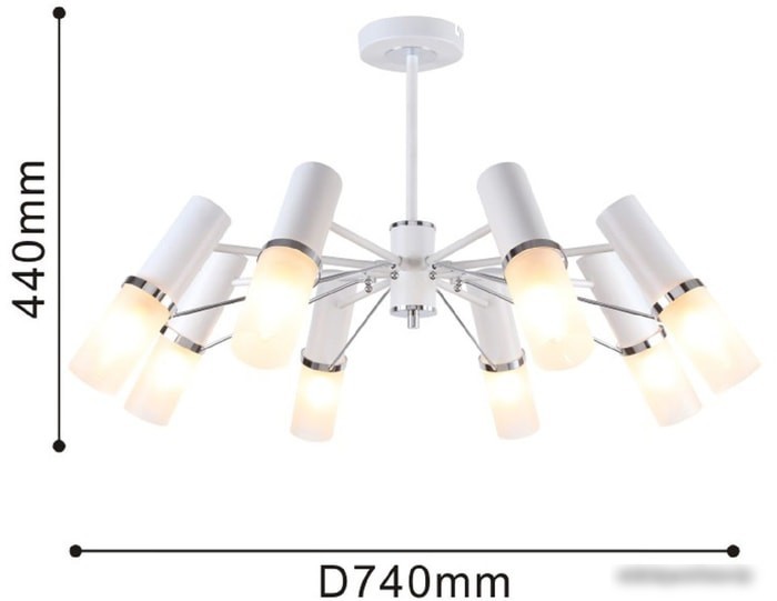 Люстра средней высоты Favourite F-Promo Viator 2559-8P