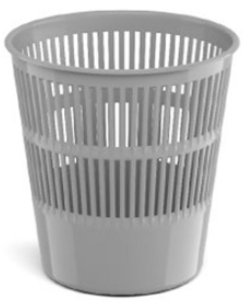 Корзина для бумаг Erich Krause Classic 9 л 55909 (серый)