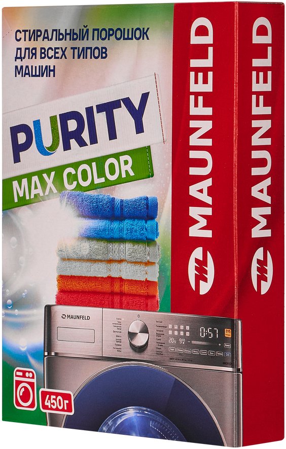Стиральный порошок MAUNFELD Purity Max Color Automat MWP450CA 450 г