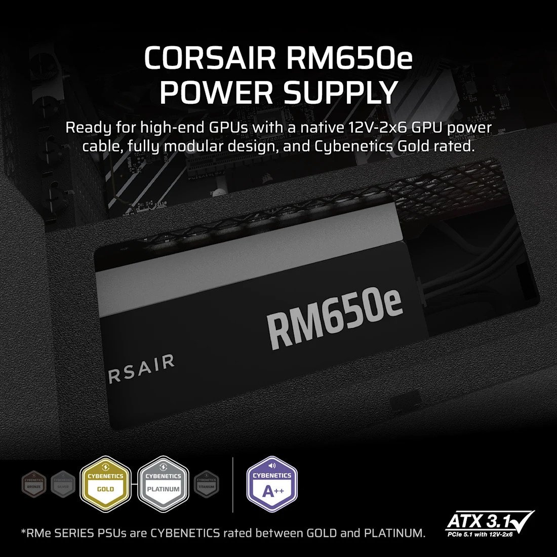 Блок питания Corsair RM650e CP-9020302-EU