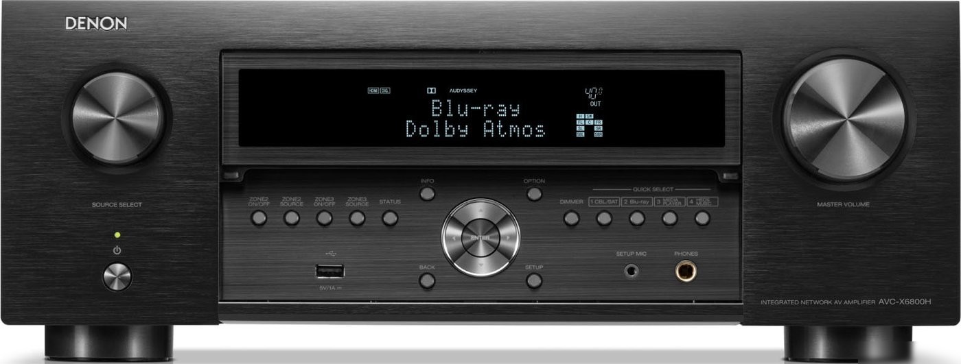 AV ресивер Denon AVC-X6800H (черный)
