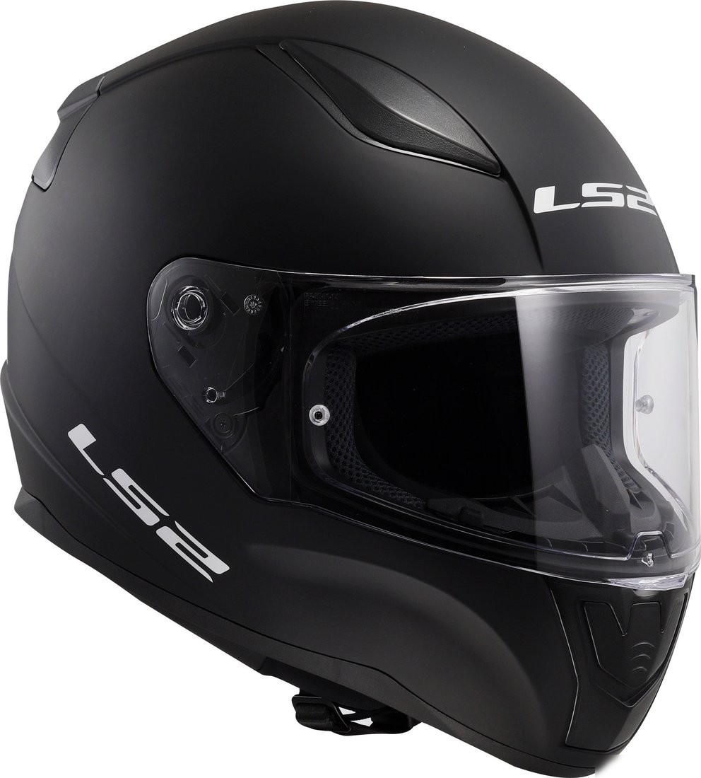 Мотошлем LS2 FF353 Rapid II Solid (3XL, черный матовый)