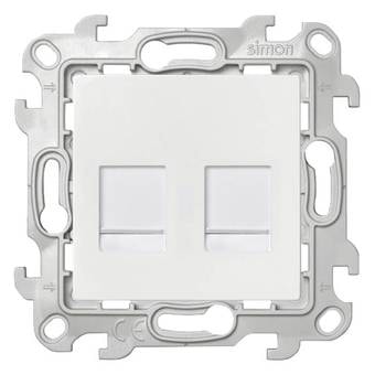 Розетка компьютерная Simon 2450593-030 (белый)